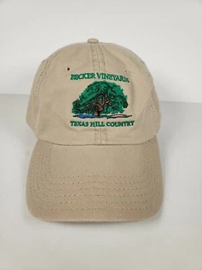 Becker Vineyards Adjustable Strapback Adult Hat Cap - OTTO Hat - Picture 1 of 8