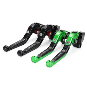 Folding Extendable Brake Clutch Levers For KAWASAKI Z900 Z 900 2017-2022 Logo - Picture 1 of 14