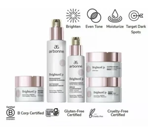 Arbonne BrightenUp Facial Set - Brighten Up Set - Picture 1 of 3
