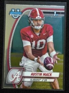 Austin Mack 2024 Bowman U Chrome - 1st Chrome #87 ALABAMA - Picture 1 of 2