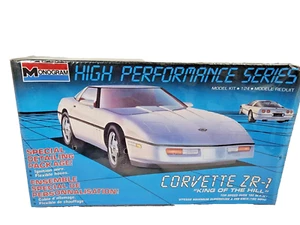 VINTAGE 1989 MONOGRAM 1:24 SCALE " CORVETTE ZR-1 " KING OF THE HILL # 2785 - Picture 1 of 4