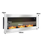 Bio Ethanol Fireplace Wall Mounted/ Recessed 2-3 Burner Biofire with Glass Panel