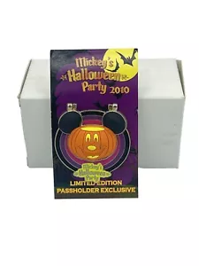 DISNEY PIN MICKEY'S HALLOWEEN PARTY 2010 ANUAL PASE EXCLUSIVO PIN MICKEY - Imagen 1 de 2
