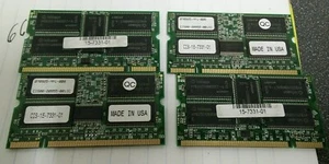 Lot of 4 Cisco 15-7331-01 128MB PC2100 SoDIMM MEMORY Modules - Picture 1 of 1