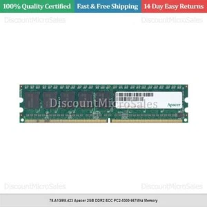78.A1G9M.423 Apacer 2GB DDR2 ECC PC2-5300 667Mhz Memory - Picture 1 of 1