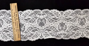 Vintage/Antique, White, Cotton Insertion, Lace, 3 & 2/3Yards - Picture 1 of 1