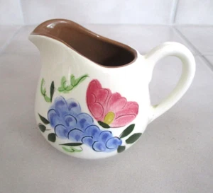 Vintage Stangl Pottery Hand Painted Fruit & Flowers 10 oz. Creamer - Picture 1 of 4