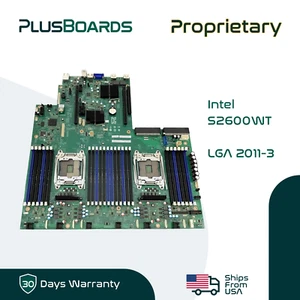 Placa madre Intel S2600WT Dual LGA 2011-3 DDR4 10x SATA para servidor propietaria - Imagen 1 de 9