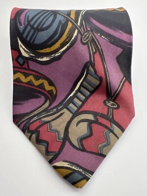 Corbata abstracta J.T.Beckett 58" x 4" Foto 1 de 4