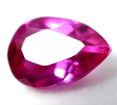2.50 Ct Natural Pinkish Red Ruby Pear Cut GGL Certified AAA+ Treated Gemstone - Image 1 of 4