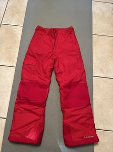 Kid’s Columbia Bugaboo Snowpants Red EUC Preowned Size L (14-16) - Picture 1 of 9
