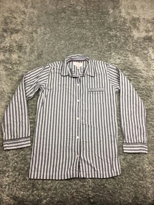 Victoria's Secret пижамы верхний пуговицах рубашка женщин размер маленький серый в полоску - Изображение 1 из 4