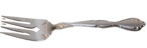 Oneida CANTATA Glossy Stainless Flatware - COLD MEAT SERVING FORK - Picture 1 of 7