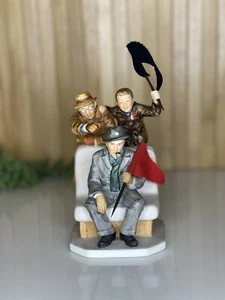 Gorham Norman Rockwell Life With Father Fall Cheering Champ Bone China Figurine - Picture 1 of 7