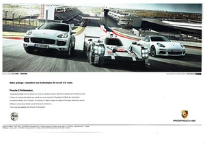 Publicité Advertising  038  2016   la  Porsche E-Performance Fia Wec  hybrid cay - Picture 1 of 1
