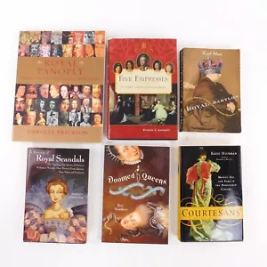Royalty non-fiction lot of 6 books, Royal Scandals, Courtesans, Doomed Queens - Foto 1 di 24
