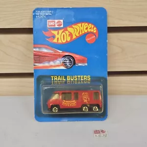 Hot Wheels LEO Trail Busters Red GMC Motorhome Amazing Spiderman Unpunched Card - Picture 1 of 10