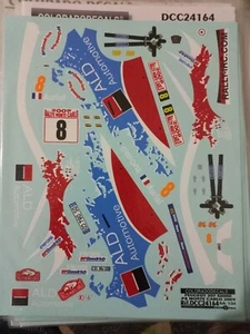 Decal scala 1/24 Peugeot 207 S2000 Rally Montecarlo 2009 Colorado - Foto 1 di 1