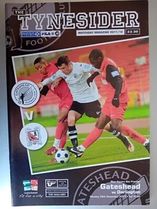 Programme Gateshead v Darlington 26th December 2011 - Picture 1 of 2