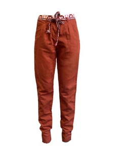Maison Scotch Women's Brown Lightweight Tie Dye Pants #701 2 NWT - Picture 1 of 2