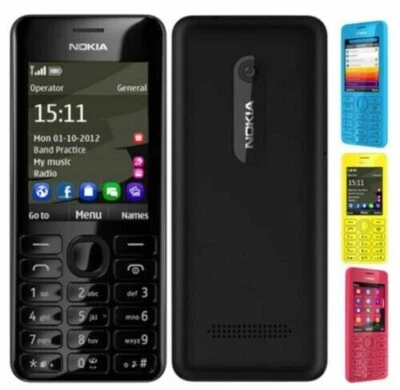 Nokia 301 Original Unlocked 3MP 2.4' Single Sim Card Mobile Phones - Image 1 of 4