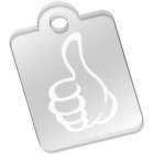 Porte-clés acryliques transparents « Thumbs Up » (AK002799)