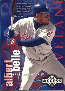 1996 Circa Access #5 Albert Belle  INDIANS S29089