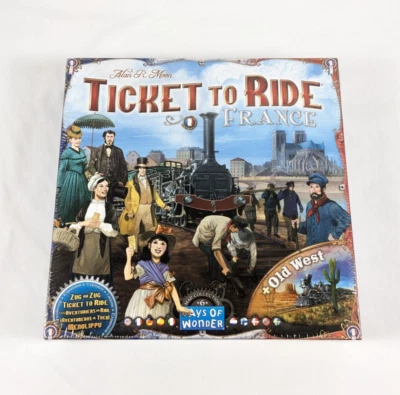 TICKET TO RIDE Board Game FRANCE OLD WEST Map Collection 6 Expansion NEW SEALED - Image 1 of 4