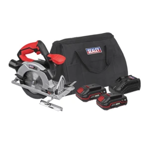 Sealey CP20VCSKIT 20V Cordless Circular Saw Kit 150mm With Batteries 2 2.0 Batt - Picture 1 of 1