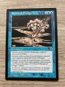 Energy Vortex Mirage NM Blue Rare MAGIC THE GATHERING MTG CARD Italian - Picture 1 of 2