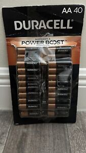 Duracell Power Boost AA Alkaline Batteries (Pack of 40)
