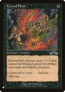 CURSED FLESH x4 mtg NM The List 4 Common - Picture 1 of 1