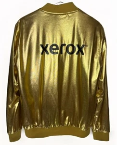 Xerox Jacket Gold Bomber Size XL - Picture 1 of 8