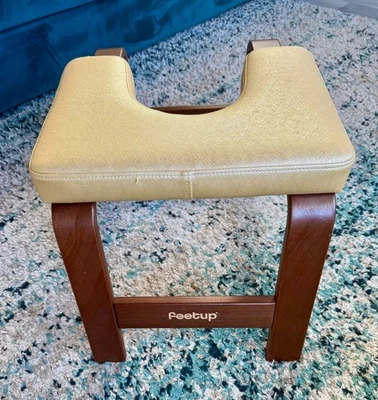 Gently Used Feet Up Yoga Headstand Bench Gold Glitter Padded Inversion Trainer - Image 1 of 4