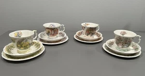 Royal Doulton Brambly Hedge 4 Seasons Tea Cups Saucers Plates Set Mint - Picture 1 of 24
