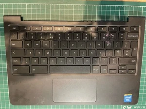 Dell ChromeBook 11 CB1C13 Palmrest cover + Keyboard UK WORKING G72 - Afbeelding 1 van 2