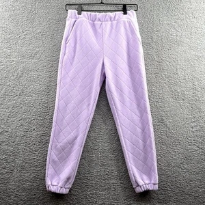 Zella Girl's Fleece Jogger Pants Purple L (10 / 12) - Picture 1 of 3