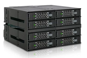 ICY DOCK ToughArmor MB508SP-B - 8-Bay SATA/SAS Hot Swap Wechselrahmen für 2,5" S - Photo 1/9