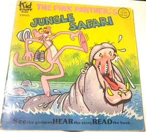 The Pink Panther 7" Record 45 & Book The Pink Panther's Jungle Safari - Picture 1 of 9