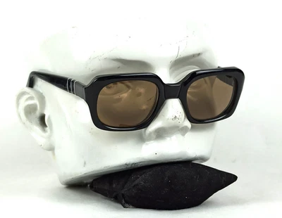 GANGSTER-STYLE PERSOL 58108 SUNGLASSES VINTAGE FRAME ITALY RATTI 60s ART DECO - Image 1 of 4