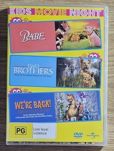 # Babe + Two Brothers + We're Back!: A Dinosaur Story ~ DVD ~ Region 2,4 ~ PAL - Picture 1 of 2