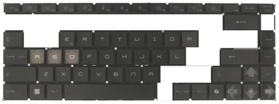 IN210 Replacement single keys for keyboard MSI Thin GS65 8RE 8RF GF63 GF65 B12UC - Image 1 of 2