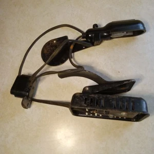 Antique Pfaff 130 Sewing Machine Light, Foot Pedal And Brackets/Connectors - Picture 1 of 4