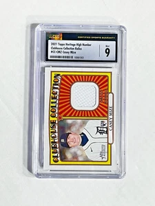 CASEY MIZE 2021 Topps Heritage Clubhouse SP RC GU JERSEY! CSG MINT 9! TIGERS! - Picture 1 of 2