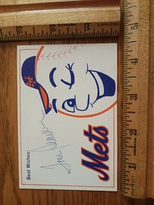 TOM SEAVER CUT AUTOGRAPH NEW YORK METS BASEBALL INDEX CARD - Picture 1 of 3