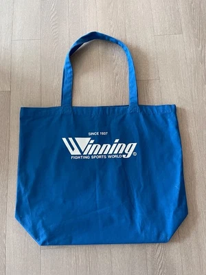 Winning Tote Bag Blue 19 x 15 x 5.5 Cotton. Winning Boxing - Image 1 of 4
