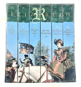 Elizabeth R Masterpiece Theatre 1995 VHS 6 Tape Set BBC Video New Factory Sealed - Picture 1 of 6