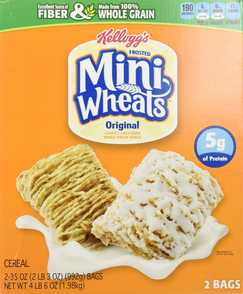 Kelloggs Frosted Whole Grain Mini Wheats, 70-Ounce - Image 1 of 1