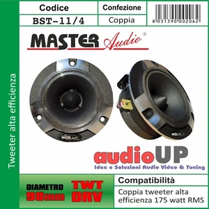 Tweeter Trompeta Alto Eficiencia 100Watt RMS Ojiva En Alluminio. Par Tweeter - Imagen 1 de 5