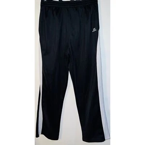 Russell Athletic Youth Boys Activewear Pants 18/20 Black Red Polyester & Spandex - Picture 1 of 5